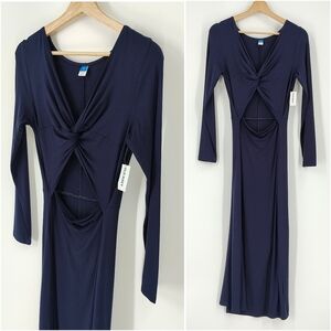 Old Navy | knot front midi dress